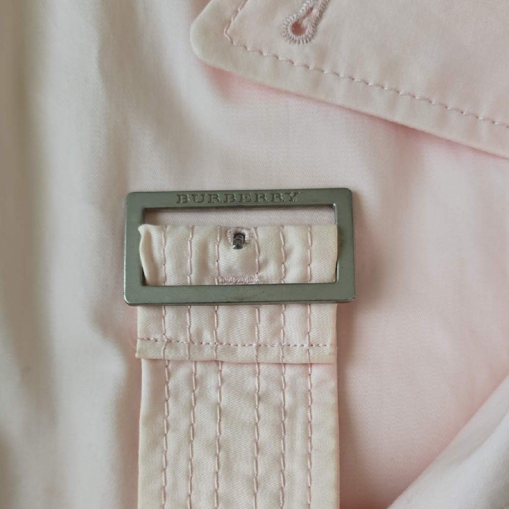 Burberry Soft Pink Collared Jacket - image 7